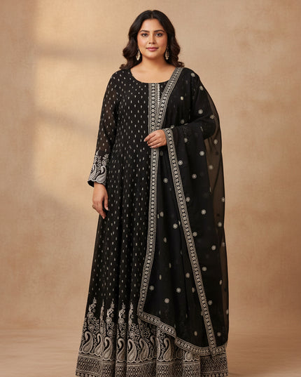 Black Anarkali dress