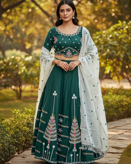 Garba chaniya choli : cotton