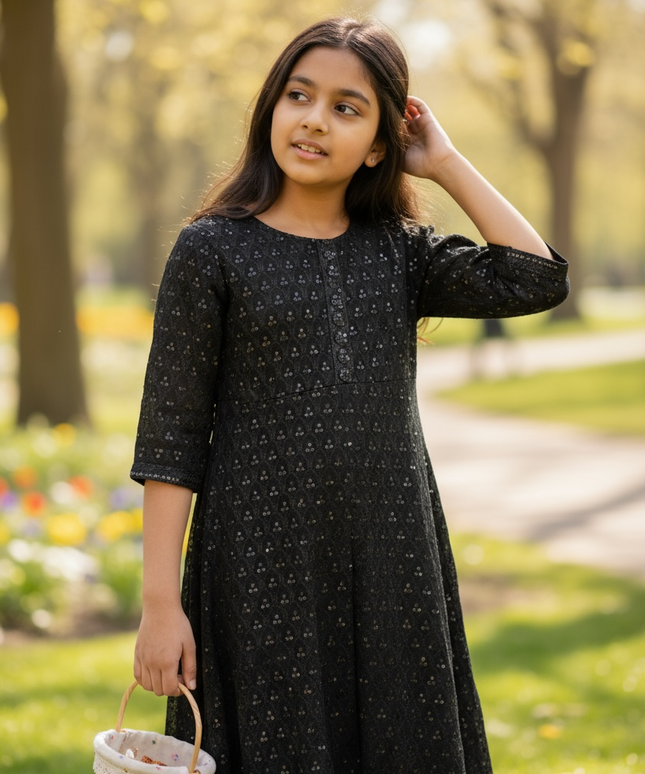 Chikankari kurti for girls by Kurti Connection USA