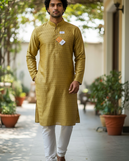 Silk kurta set by Kurti Connection USA
