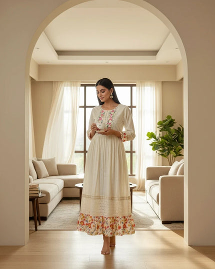 Cotton long kurti