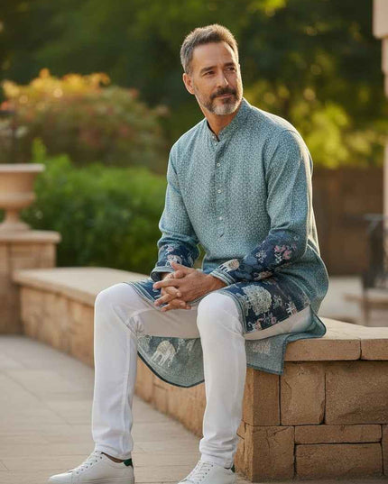 Men's Traditional Indian Wedding Attire Kurta