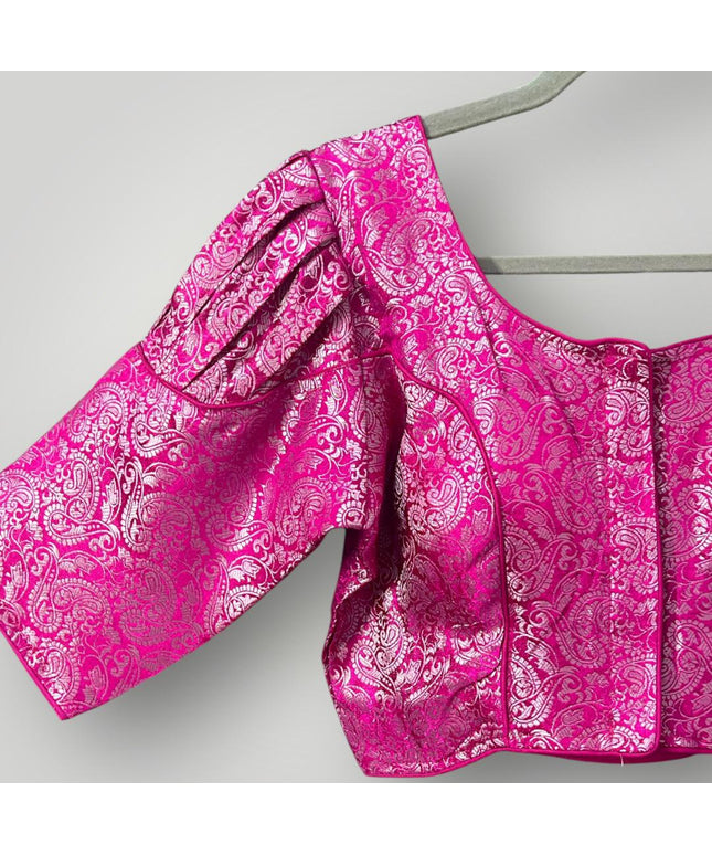 Rani pink blouse - Kurti Connection USA